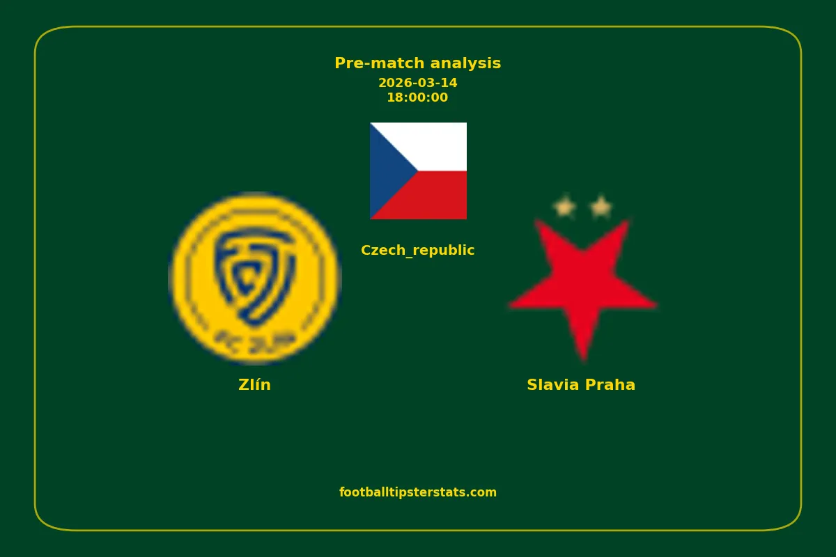 Pre-match analysis: Zlín vs Slavia Praha on 2026-03-14